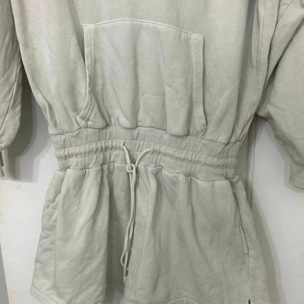 Free People Beach Kickin It Romper XS Stone Hoodie Lounge Oversized Relaxed - Picture 5 of 13